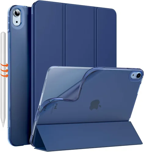 Miniatura 9 de MoKo para iPad Air de 11 pulgadas, funda para iPad Air de 7ª/6ª generación M3/M2 2025/2024, iPad Air de 5ª/4ª generación de 10.9" 2022/2020, Rojo