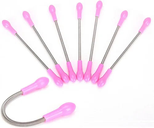Miniatura 4 de Paquete de 3 removedor de vello facial Spring Stick Depiladora Enhebrado Herramienta de belleza