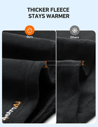 Miniatura 2 de AstroAI Balaclava Ski Mask Winter Face Cover Warmer Windproof for Skiing, Outdoor Work, Riding Motorcycle & Snowboarding