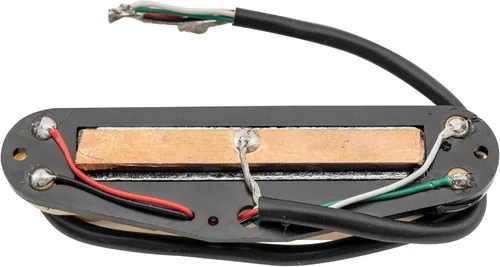 Miniatura 5 de Musiclily Pastilla Humbucker de Doble Carril Caliente de Alta Salida Tamaño de Bobina Simple para Guitarra para Fender Squier Strat, Crema