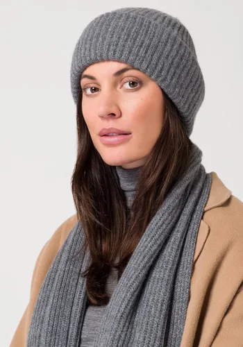 Miniatura 2 de Style Republic Gorro de punto grueso para mujer, 100% cachemira, suave y elástico, cálido para invierno