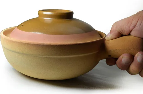 Miniatura 7 de Cuencos de cazuela de sopa de cebolla francesa Vajilla Retro Arcilla Cerámica con Tapa Cocinar Sopa Shaguo (mango DR19cm)