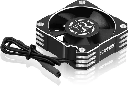 Miniatura 12 de Paquete de 2 ventiladores de refrigeración de motor RC de 1.378 in, 21000 RPM, 8.4 V, ventilador de refrigeración de motor ESC de aluminio