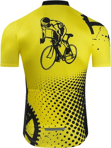 Miniatura 2 de Aogda Cycling Jersey Camisetas de ciclismo para hombre, ropa de manga corta para bicicleta