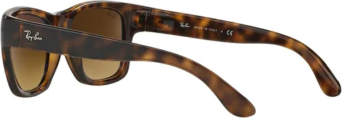 Miniatura 5 de Ray-Ban Gafas de sol unisex con montura Habana ligera, lentes degradadas marrones, 2.087 in