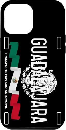 Carcasa para iPhone 12 Pro Max Guadalajara con placa estética, Jalisco Guadalajara