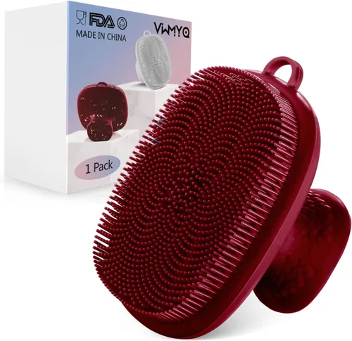 Miniatura 8 de Cepillo facial de silicona para hombres, cepillo de limpieza facial de silicona, cepillo de lavado facial de silicona manual impermeable, limpieza