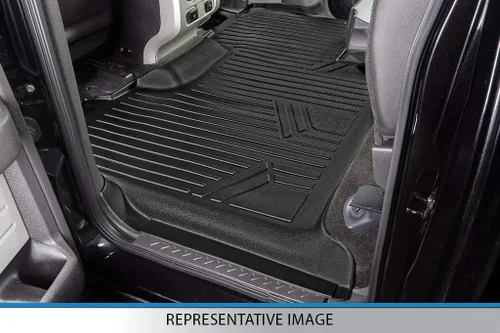 Miniatura 2 de SMARTLINER Alfombrillas de piso de ajuste personalizado para Nissan Titan 2004-2007