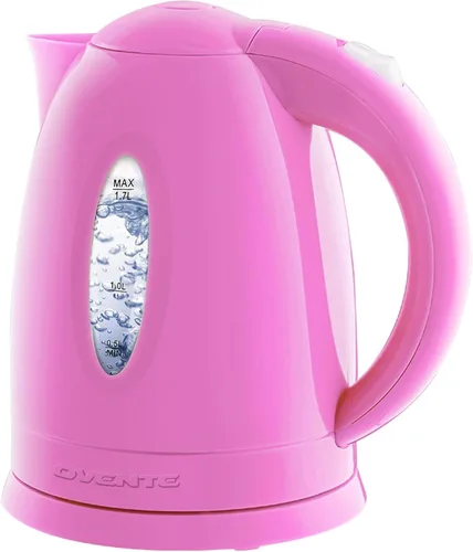 Miniatura 12 de OVENTE Hervidor Eléctrico, 1.7L Calentador de Agua de Ebullición Rápida para Café o Té, Libre de BPA con Indicador de Nivel de Agua, Apagado