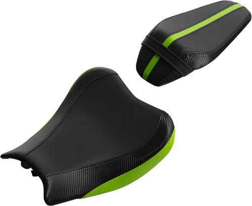 Miniatura 13 de SLMOTO Cojín de asiento de motocicleta para asiento delantero y trasero, asiento de conductor y pasajero, apto para Kawasaki Z900 Z 900 2017-2023