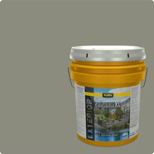 Miniatura 32 de Rodda Paint CASCADIA XL Pintura e imprimación satinada exterior en uno, cuarto de galón, resistencia industrial