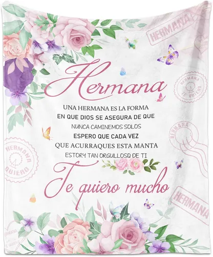 Miniatura 10 de Regalos de Abuela en español, manta de abbuelita de 60 x 50 pulgadas, regalos para abuelo en español, regalos para abuela en español, regalo