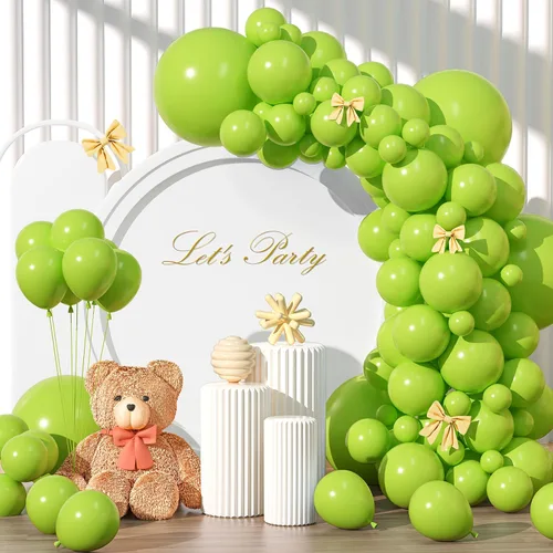 Miniatura 14 de Kit de arco de globos rojo brillante de 135 piezas de diferentes tamaños de 18, 12, 10 y 5 pulgadas, decoraciones de fiesta de color rojo para baby