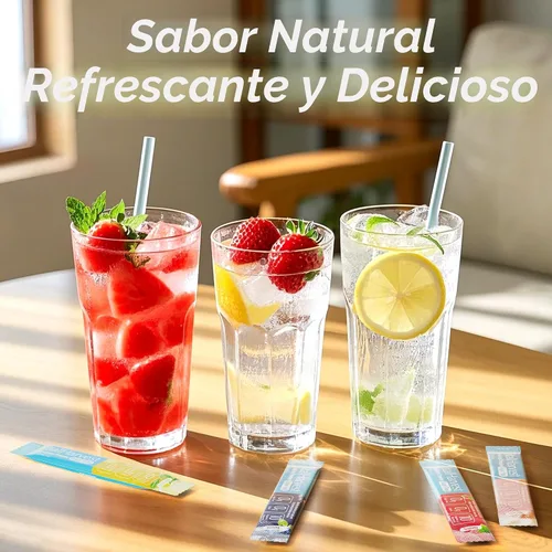 Miniatura 3 de 36 sobres de electrolitos en polvo de 6 sabores, sobres de hidratación sin azúcar, mezcla de bebida líquida de electrolitos para IV diaria con sabor