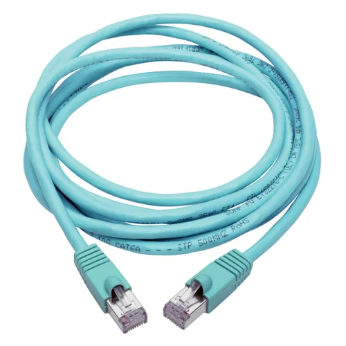 Miniatura 42 de Tripp Lite Cable Ethernet Cat6a 10G, cable de conexión de red STP moldeado sin enganches (RJ45 M/M), negro, 35 pies/34.8 ft, garantía