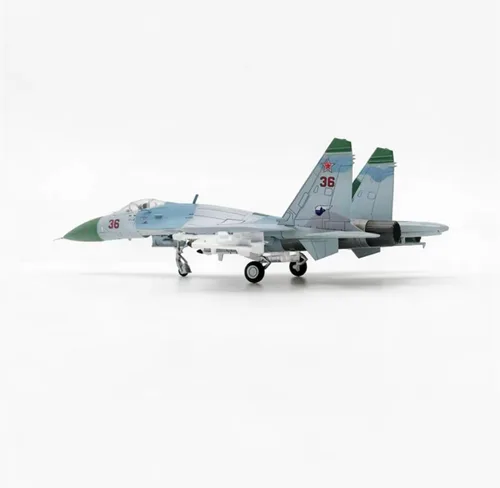 Miniatura 5 de Sukhoi Su-27 1/100 Modelo de avión fundido a troquel Barents Scalpel 1987