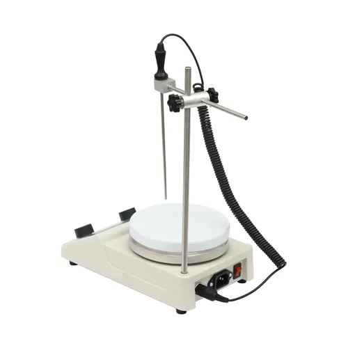 Miniatura 6 de Agitador magnético de 5.5 pulgadas, placa caliente, agitador magnético de 5 L/1.32 galones con soporte de sonda de temperatura, agitador eléctrico