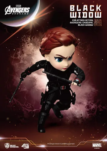 Miniatura 6 de Avengers Endgame: Black Widow EAA-082 Egg Attack Figura de acción