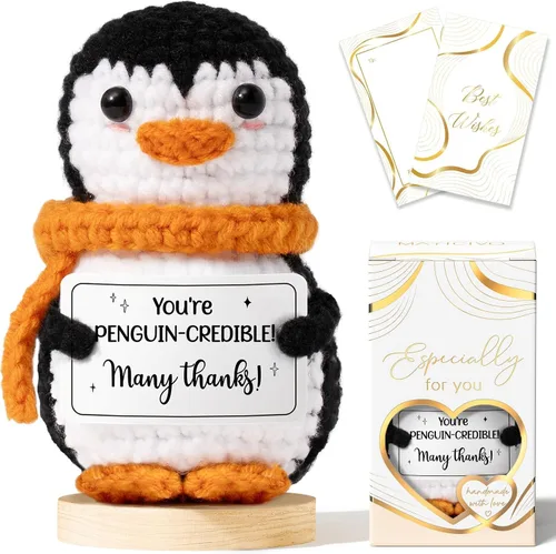 Miniatura 11 de Regalos de agradecimiento para mujeres, apoyo emocional de ganchillo, regalos administrativos para el día profesional, cesta de Pascua, regalo