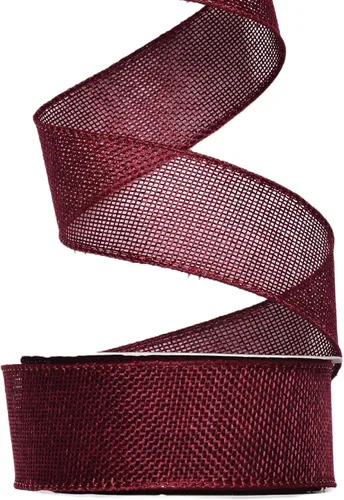 Miniatura 24 de Ribest Cinta de arpillera con alambre verde musgo, 1 1/2 pulgadas 10 yardas, cinta de yute para decoración de lazos, manualidades, envoltura
