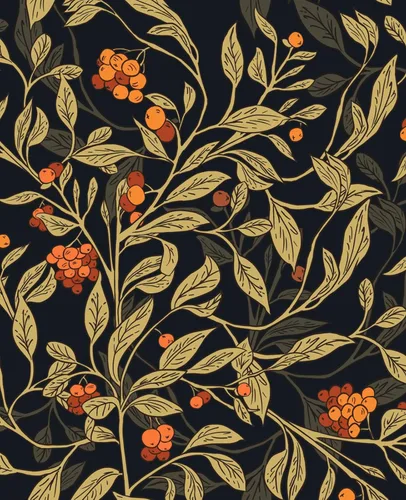 Miniatura 20 de Papel tapiz floral vintage azul marino oscuro extra largo, 17.5 pulgadas x 393 pulgadas, papel de contacto bohemio pelable, papel de pared botánico