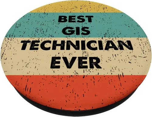 Miniatura 2 de Camisa de técnico Gis El mejor técnico de Gis PopSockets PopGrip intercambiable