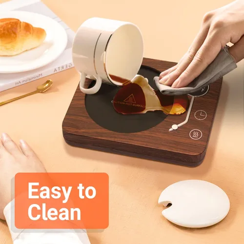 Miniatura 5 de Calentador de tazas de café, calentador de tazas CEROBEAR para escritorio, 3 controles de temperatura, 130 ℉/150 ℉/170 ℉, calentador de tazas