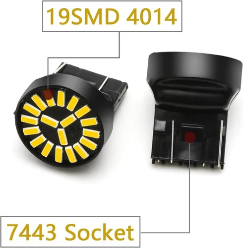 Miniatura 5 de Xotic Tech - Juego de 6 luces LED blancas de carga de montaje alto + luz de matrícula + juego de bombillas de luz inversa de respaldo + herramienta