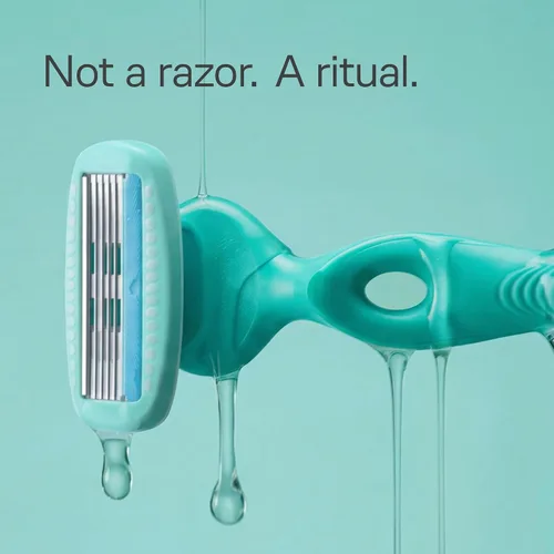 Miniatura 2 de Schick Hydro Silk Sensitive - Recambios de cuchillas de afeitar para mujer, 4 unidades, maquinillas de afeitar de 5 cuchillas para piel sensible