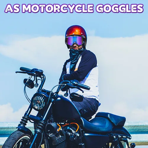 Miniatura 7 de Gafas para Dirt Bike, Paquete de 2 Gafas de Esquí y Gafas para ATV para Motocicleta, MX, Deportes de Motor - Hombres, Mujeres, Adultos, Jóvenes