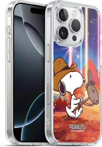 Miniatura 55 de Head Case Designs Funda de gel con licencia oficial de Peanuts Nebula Cactus Needles Snoopy Space Cowboy [protección de grado militar] compatible