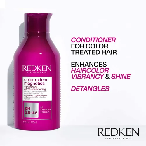 Miniatura 5 de Redken Color Extend Magnetics Shampoo & Conditioner For Color-Treated Hair - Gently Cleanses & Protects Color With Amino Acid