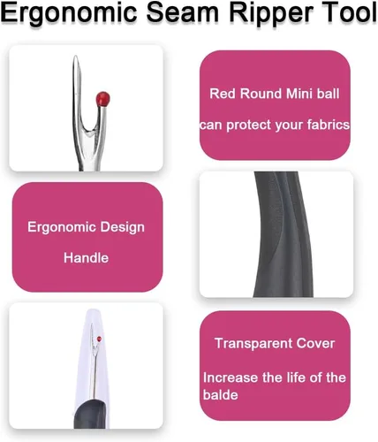 Miniatura 2 de GlamorDove 1500 yardas/rollo de hilo de nylon consolidado Kit de herramientas de hilo de coser a mano Hilo de unión de nylon Kit de herramientas