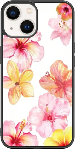 Miniatura 443 de Funda de teléfono de playa de verano a prueba de golpes y protectora con hibisco, bonitas fundas de teléfono para iPhone XR jamaica (Hibiscus Flower)