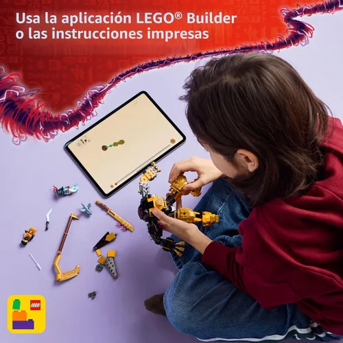 Miniatura 6 de LEGO NINJAGO Arin's Spinjitzu Battle Mech - Juego de construcción Ninja para niños a partir de 7 años - con minifiguras Arin, Baby Ryu y villano