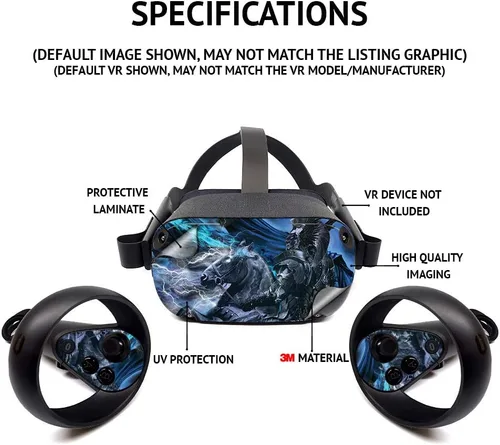 Miniatura 3 de MightySkins Skin compatible con Oculus Quest 2 - Pintura húmeda Cubierta protectora de vinilo duradera y única Fácil de aplicar, quitar