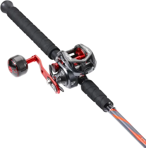 Miniatura 3 de Sougayilang Combo de Caña y Carrete Baitcaster, Caña de Pescar Compuesta de Carbono y Vidrio de 7'0" con Carrete de Casting Tamaño 400, Asiento