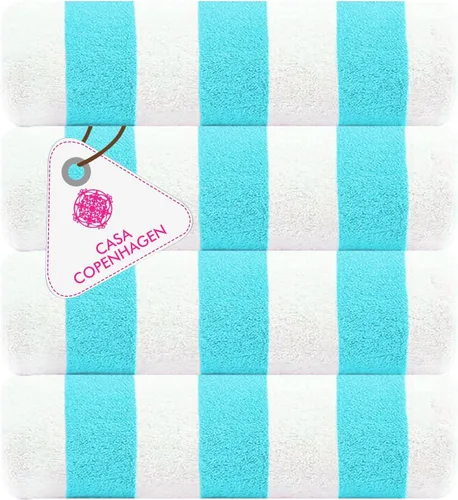Miniatura 38 de CASA COPENHAGEN Solitaire Juego de 6 toallas - Negro, 600 GSM 2 toallas de baño 2 toallas de mano 2 toallitas, diseñadas en Dinamarca, hechas