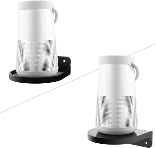 Miniatura 7 de Soporte de estante para altavoz de 5 pulgadas, estante flotante pequeño, soporte de estante pequeño para altavoz, cámara web, figuras de acción