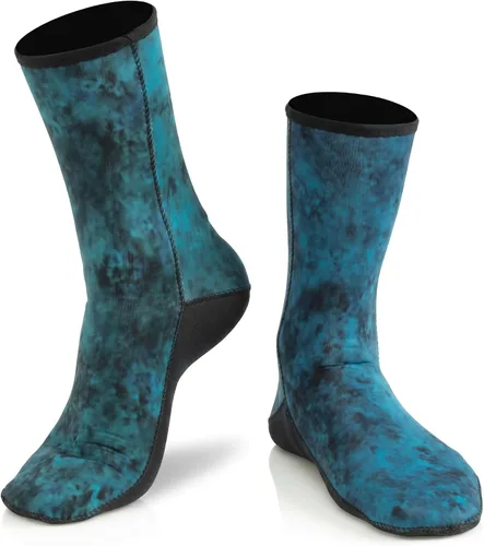 CRESSI Calcetines de camuflaje de neopreno para adultos de 0.118 in para apnea, esnórquel, buceo - Calcetines Hunter: diseñados en Italia