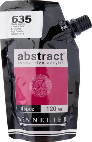 Miniatura 45 de SENNELIER Pintura acrílica abstracta innovadora para cuerpo pesado, bolsa de 16.9 fl oz, blanco titanio