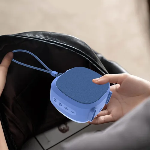 Miniatura 4 de WUIUHOU - Altavoces Bluetooth portátiles, luces RGB, altavoces TWS, mini altavoz inalámbrico impermeable IPX5 con sonido estéreo fuerte, 15 horas