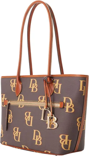 Miniatura 2 de Dooney & Bourke Bolso, Monogram Tote, Tmoro marrón