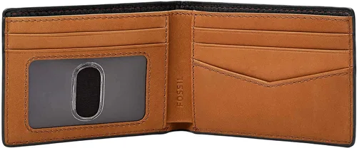 Miniatura 30 de Fossil Cartera Anderson de piel delgada y minimalista con bolsillo frontal plegable para hombre