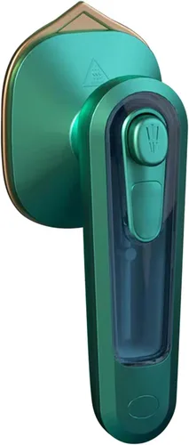 Vaporizador de mano para ropa, mini máquina de planchar con tanque de agua de 3.4 fl oz, vaporizador de mano para viajes húmedos y secos, plancha de