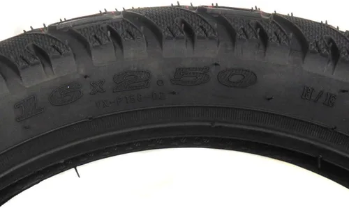 Miniatura 2 de MMG Juego de 2 neumáticos todoterreno de 16 x 2.50 pulgadas (65-305) para bicicletas eléctricas (bicicletas eléctricas), bicicletas para niños, BMX