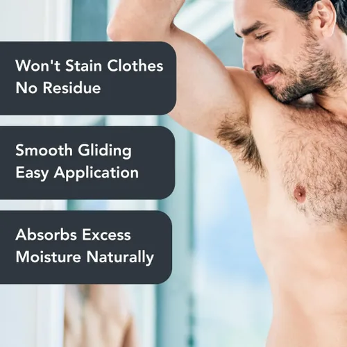 Miniatura 4 de MONA Brands - Desodorante natural para hombres sin aluminio, desodorante de magnesio hipoalergénico para pieles sensibles, absorbe el sudor,