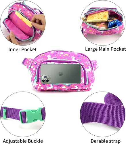 Miniatura 3 de Riñonera para niños, bolso de viaje para niñas