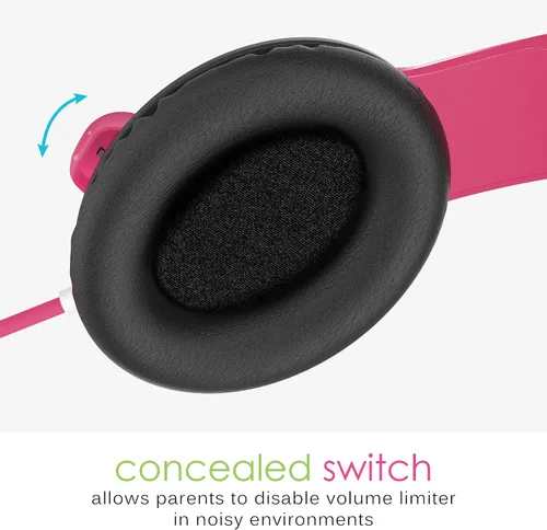 Miniatura 3 de MEE Audio KidJamz - 3 auriculares de escucha segura para niños con limitador de volumen y micrófono integrado, auriculares ajustables en la oreja