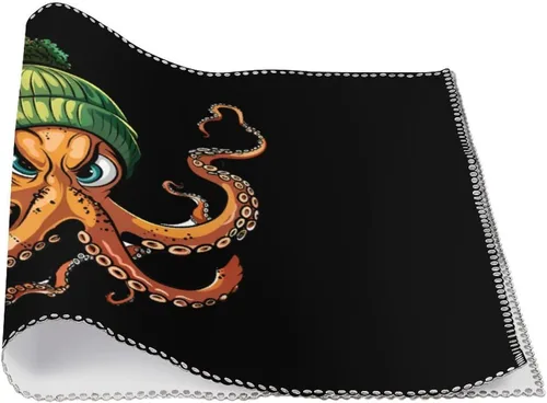 Miniatura 3 de Cephalopod Octopus Placemats Set of 6 Resistant Table Mats Washable Place Mats for Dinner Party Table Decoration